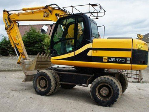 JCB Large Excavator JS175W Wheel