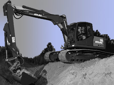 ATLAS Large Excavator 190 LC Crawler