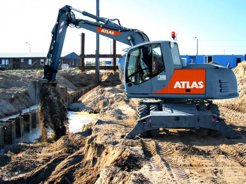 ATLAS Large Excavator  150 W Wheel