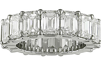 Platinum 8ct TDW Diamond Full Eternity Band (E-F, VS) | Luxury Jewelry