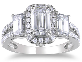 Miadora 14k White Gold 2 1/4ct TDW Certified Diamond Ring (F-G, VS1) | Luxury Jewelry