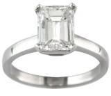 14k White Gold 2ct TDW Certified Clarity-enhanced Diamond Solitaire Engagement Ring (H, SI1) | Luxury Jewelry