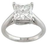 14k White Gold 3 1/10ct TDW Certified Clarity-enhanced Diamond Ring (I, SI2) | Luxury Jewelry