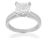 14k Gold 2 1/2ct TDW Certified Diamond Solitaire Engagement Ring (J-K, SI2) | Luxury Jewelry