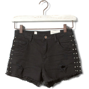 Pull & Bear High Waist Shorts - shorts | shortebi | შორტები