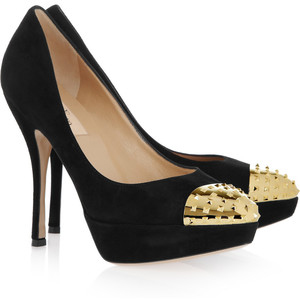 Valentino Studded toe cap pumps - Women's Platform Pumps | Platformebi | პლატფორმები