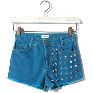 Pull & Bear Studded Shorts - shorts | shortebi | შორტები