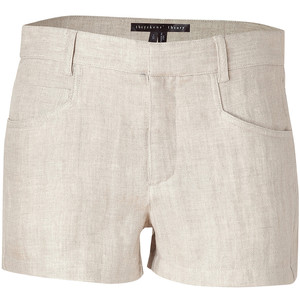 THEYSKENS' THEORY Natural Beige Psiipo Shorts - shorts | shortebi | შორტები