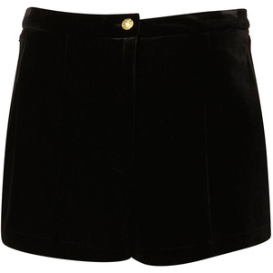 Black Velvet Shorts - shorts | shortebi | შორტები