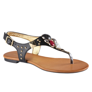 MEISS - Women's Flat Sandals | Sandalebi | სანდალები