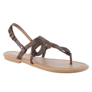 GUMAER - Women's Flat Sandals | Sandalebi | სანდალები