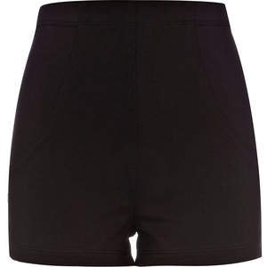 River Island Black Ponti High Waisted Shorts - shorts | shortebi | შორტები