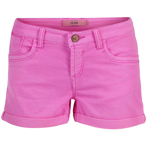 ICHI Shorts Hysa Neon Pink - shorts | shortebi | შორტები