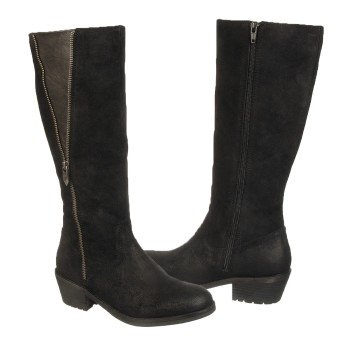 Fergie  Women's Camino   Black Leather - Women's Boots
