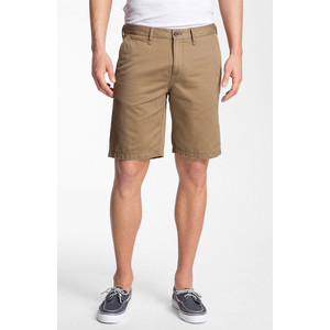 Burberry 'Aldgate' Flat Front Cotton & Linen Shorts - shorts | shortebi | შორტები