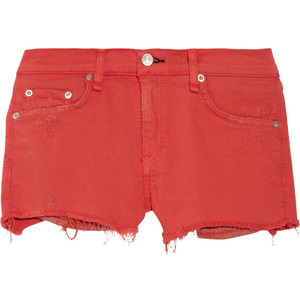 rag & bone JEAN Mila cut-off twill shorts - shorts | shortebi | შორტები