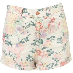 Coated Floral Hot Pants - shorts | shortebi | შორტები