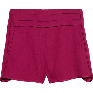 Vanessa Bruno Satin-trimmed crepe shorts - shorts | shortebi | შორტები