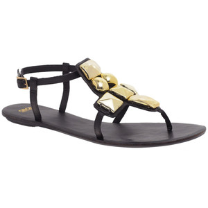 Asos Flint Large Jewel Sandal - Women's Flat Sandals | Sandalebi | სანდალები