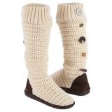 Muk Luks  Women's Jessica Sock Boot   Vanilla - Womens Boots 