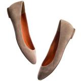 Madewell The Suede Sidewalk Skimmer - Women's Ballet Flat Shoes 