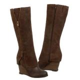 Fergie  Women's Fresh   Dark Brown Leather - Womens Boots 
