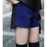 Balenciaga Blue&Black Splicing shorts - shorts