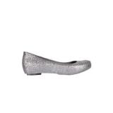 Melissa Shoes Ultragirl Glitter Gunmetal - Women's Ballet Flat Shoes 