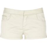 River Island Cream Pu Mix Shorts - shorts