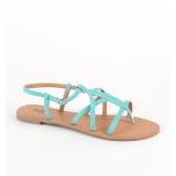 Black Poppy Key Item Summer Sandals - Women's Flat Sandals | Sandalebi | სანდალები