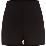 River Island Black Ponti High Waisted Shorts - shorts