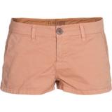 J Brand 1005 Callie Tigers Eye Clean-Cut Cotton Shorts - shorts