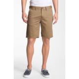 Burberry 'Aldgate' Flat Front Cotton & Linen Shorts - shorts