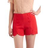 Sailor Squad Shorts in Red - shorts