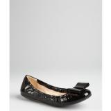 Prada Black Patent Leather  - Women's Ballet Flat Shoes 