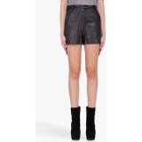 3.1 PHILLIP LIM Black Leather Shorts - shorts | შორტები | shortebi 