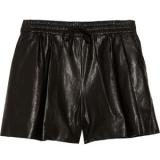 3.1 Phillip Lim Drawstring leather shorts - shorts | შორტები | shortebi 