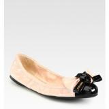 Prada Bi-Color  - Women's Ballet Flat Shoes 