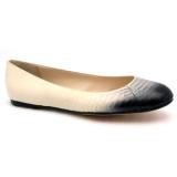 Michael Kors Olympia Bone Snake Ballet - Women's Ballet Flat Shoes 