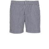 Orlebar Brown Blue And White Plaid Setter Bathing Shorts - shorts