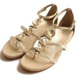Unisa Shoes Unisa metallic flat strappy gladiator style sandal - Women's Flat Sandals