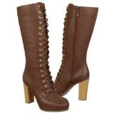 Rockport  Women's Courtlyn Laced Tall Bo   Cigar Leather - Womens Boots 