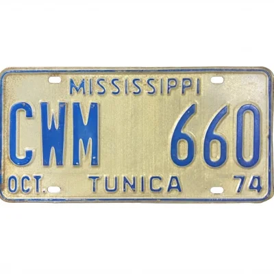 მისისიპი 1974 - ნომერი CWM 660